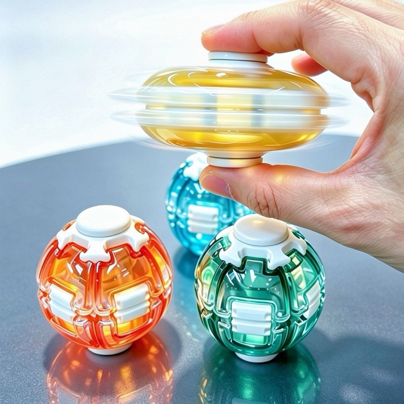 Press‑to‑Spin Fidget Ball Keyc - đánh giá và giá Cosplay Fireball Prop