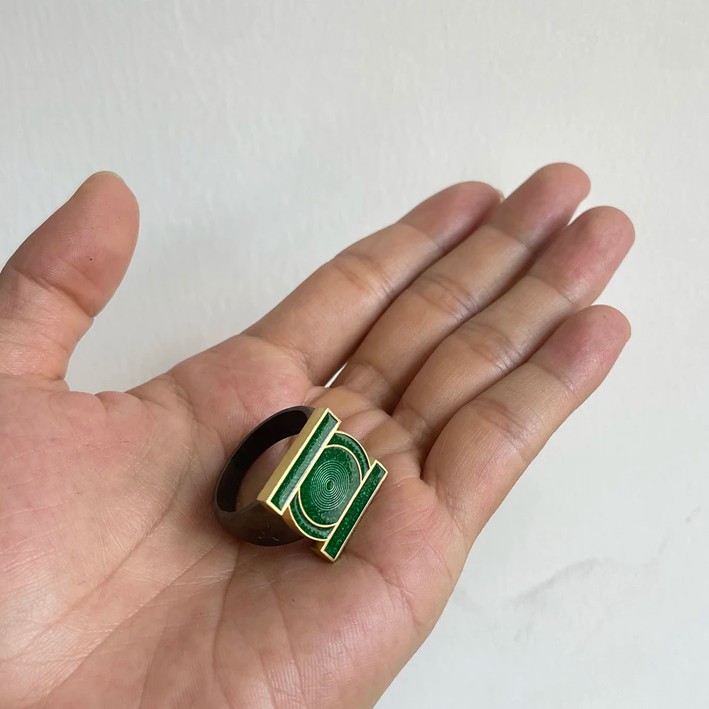 New Green Lantern Corps Ring L - đánh giá và giá Cosplay Fire Prop