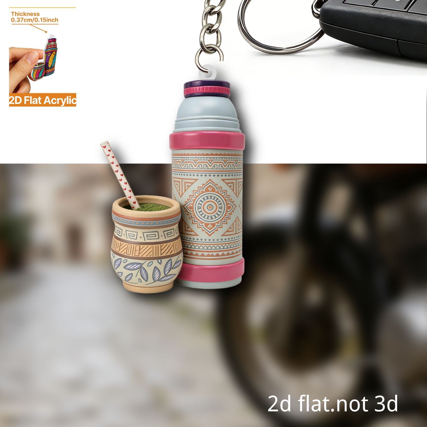 Thermos Cup Keychain,2D Flat A - đánh giá và giá Worbla Thermoplastic