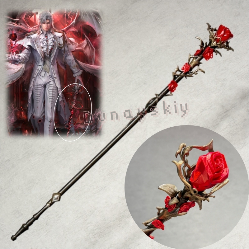 Sylus Staff Silver Wing Demon  - đánh giá và giá Cosplay Prop 3D Print